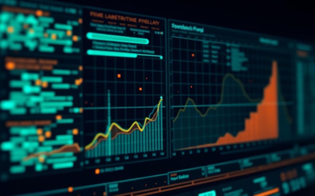 Abstract visual representing COVID-19 Data Analysis